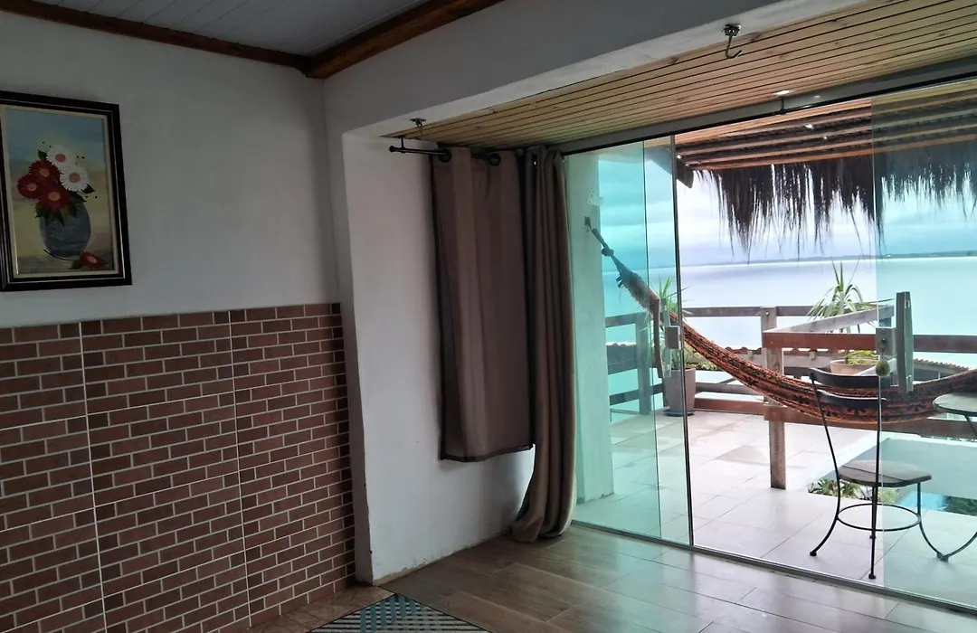 Pousada Marambaia Café - Praiana, econômica, Com café da manhã, piscina e hidromassagem ao ar livre - Frente para o mar-1