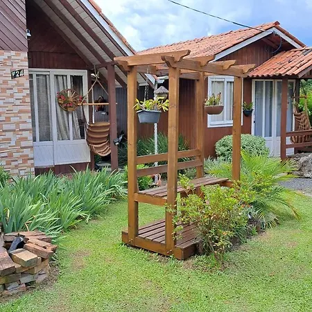 Chalé e cabana Doce Luar casas de temporada-3