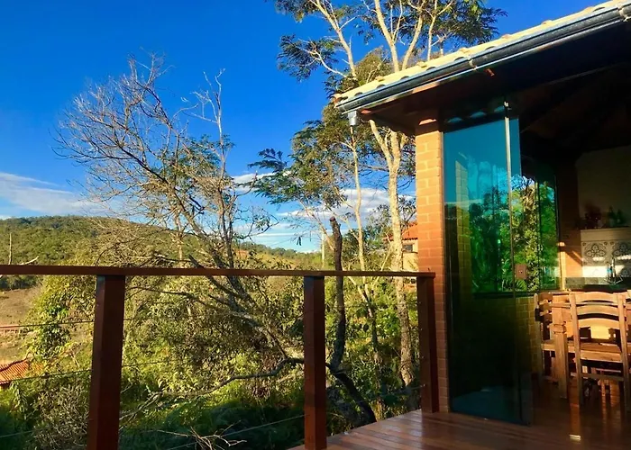 Villa da Serra Ibitipoca chalé família - 700m do centrinho Conceição da Ibitipoca